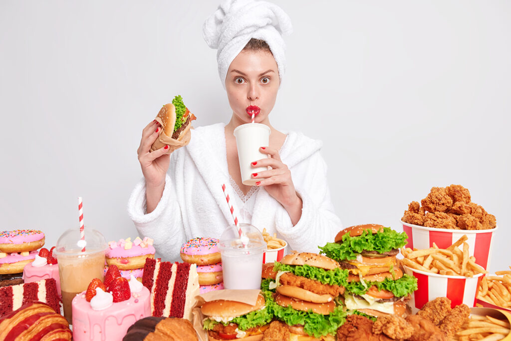 comida ultra procesada mujer